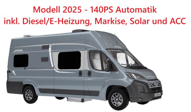 POESSL Roadcruiser Revolution Automat, Diesel/E-Heiz.