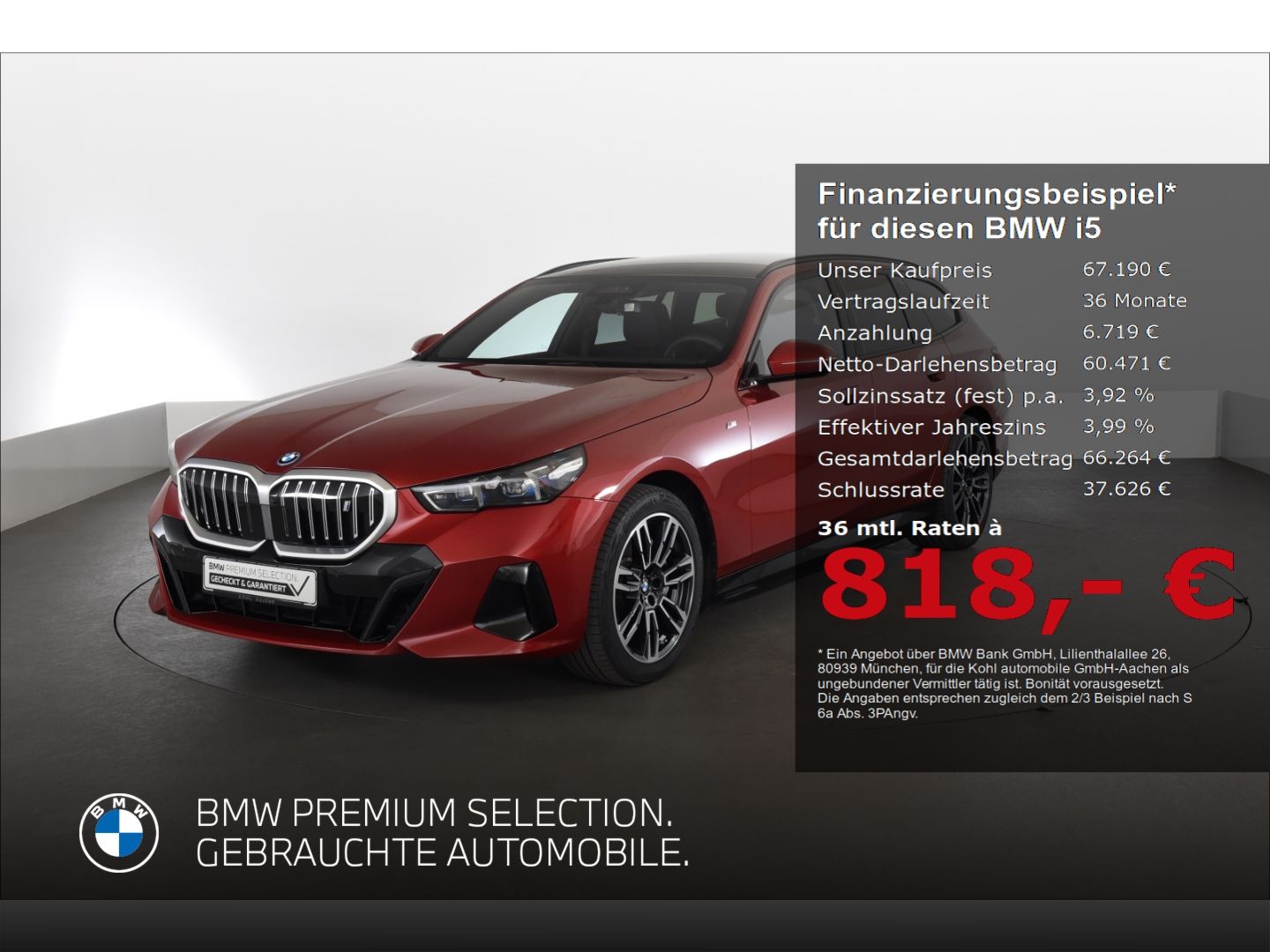 BMW i5 xDrive 40 M Sport Anhängerkupplung Bowers & W