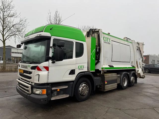 Scania P280 6X2 - EURO 6 + CNG + JOAB BINLIFT L77