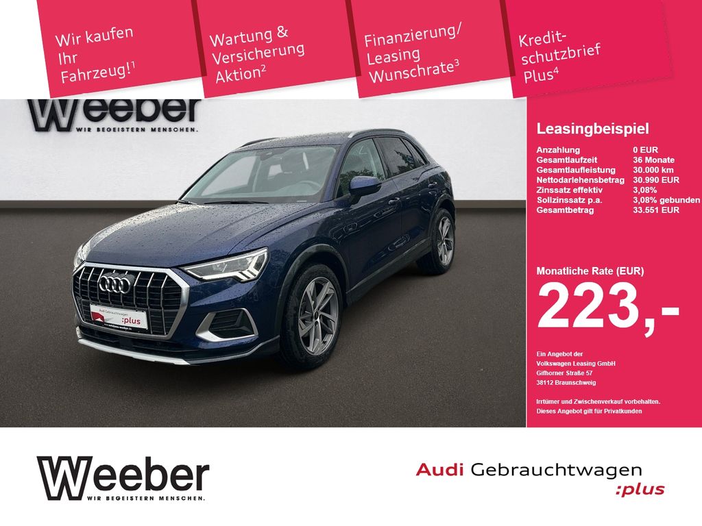 Audi Q3 *AHK*NAVI*LED*PDC*KESSY*SHZ*LM*5J GAR AHK