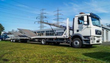 MAN TGM 12.290 Techau Autotransporter 5 PKW