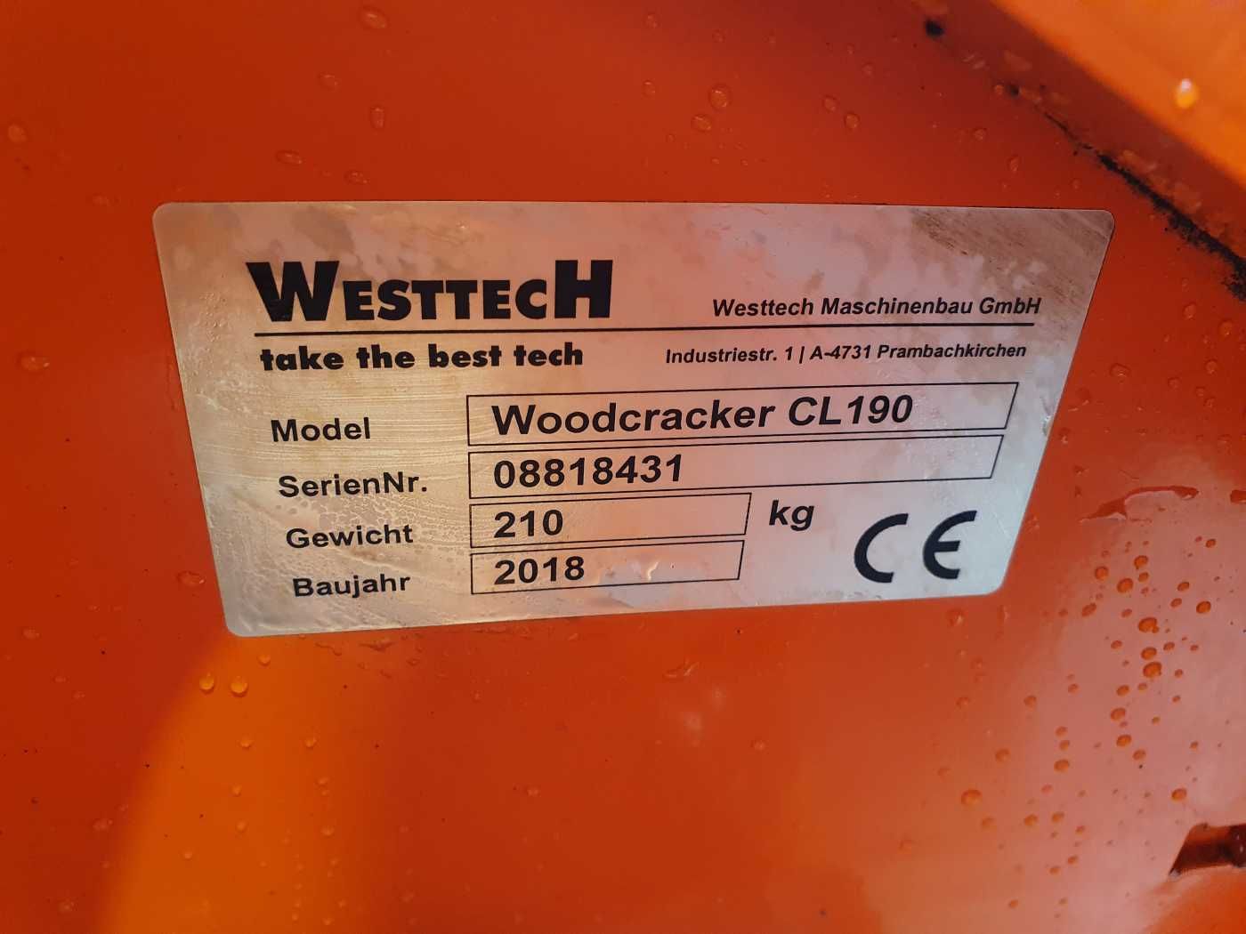 Fahrzeugabbildung Other Westtech Woodcracker CL190 Fällgreifer 2018 DEMO
