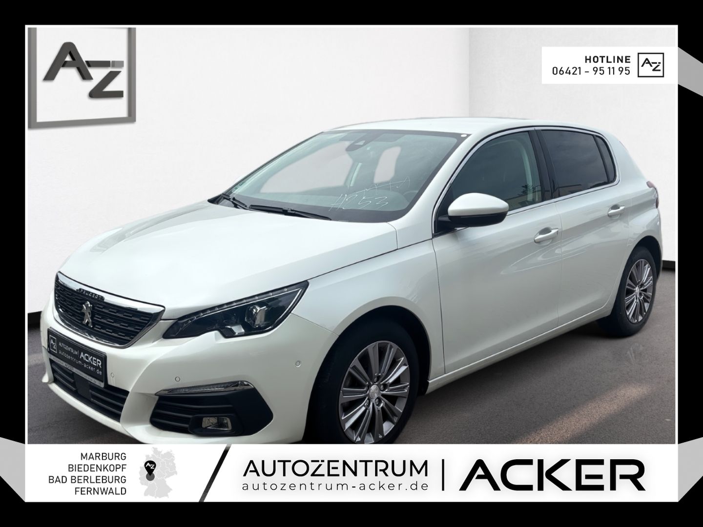 Peugeot 308 Allure Pack PureTech 130 8AT. LED/TWA/ACC