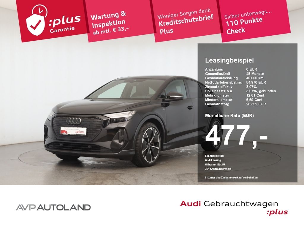 Audi Q4 Sportback 45 e-tron quattro S line 8-fach