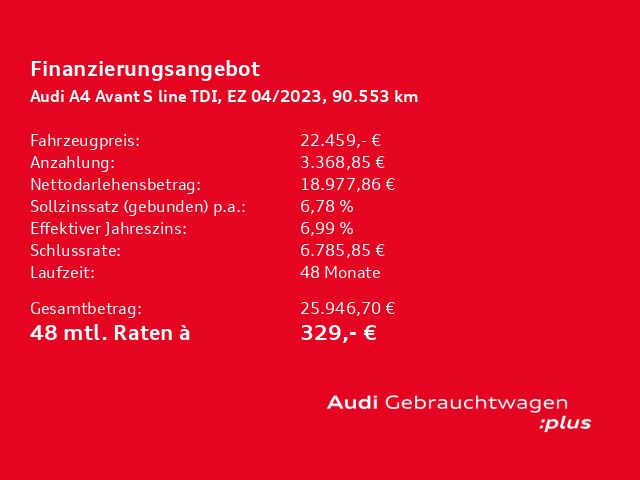 Audi A4 Avant 30 TDI S line LED+PDC+SitzH+MMI-Plus foto 19