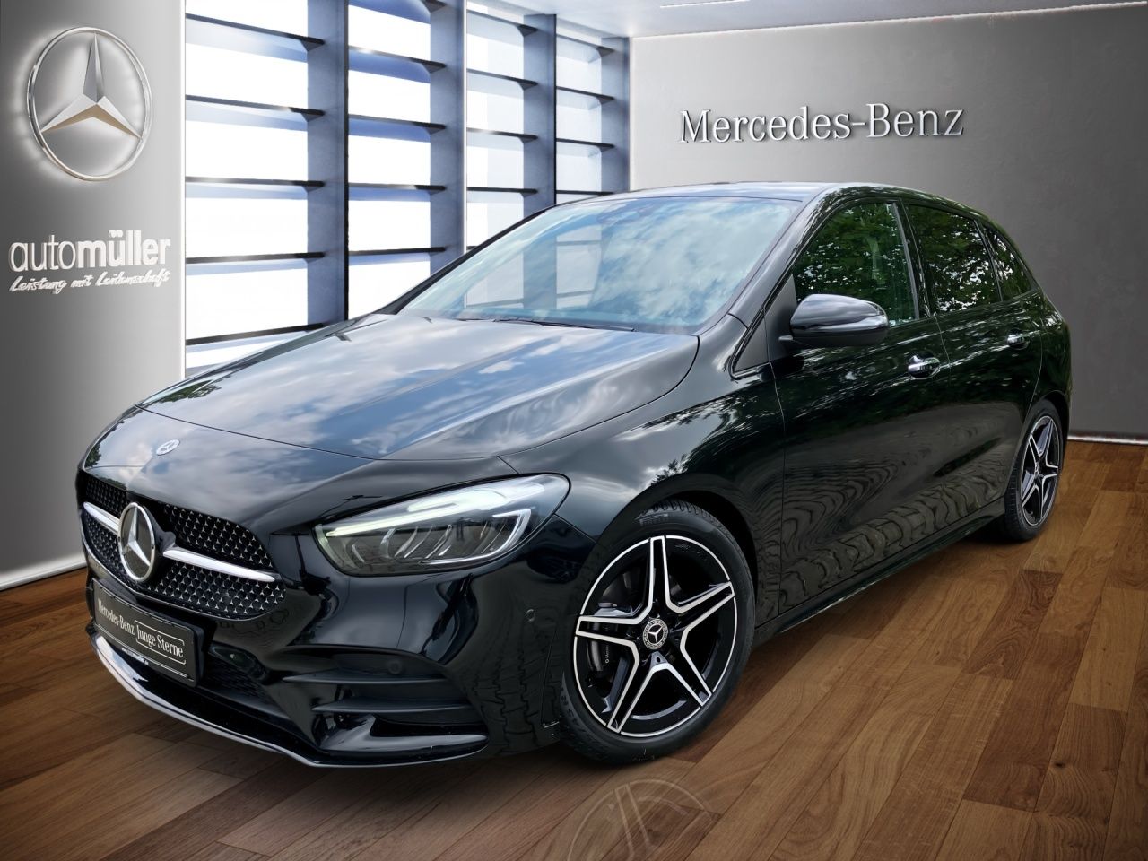Fahrzeugabbildung Mercedes-Benz B 200 AMG AHK+Night+Keyless+Ambi+AdvSound+LkrdHz