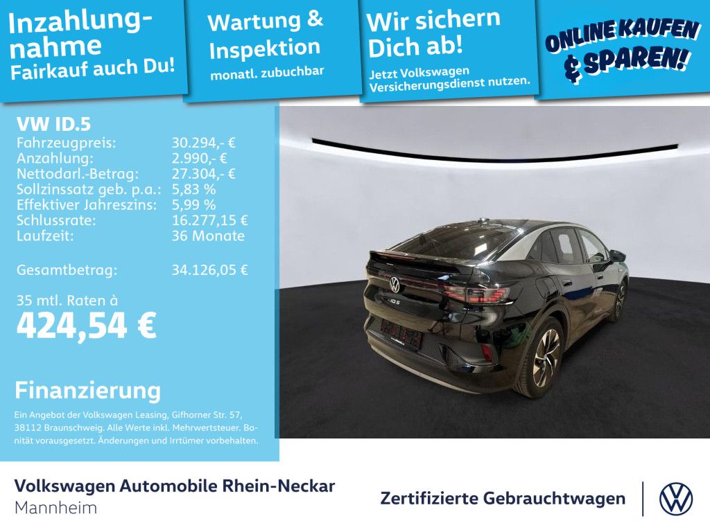 Volkswagen ID.5 Pro Performance Wärmepumpe LED Navi uvm foto 2
