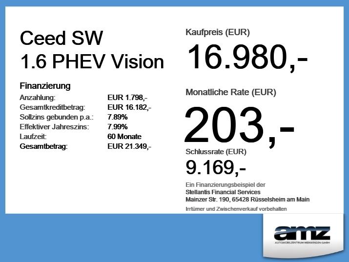 Kia cee'd SW 1.6 PHEV Vision LED+SHZ+2xKlima+LM