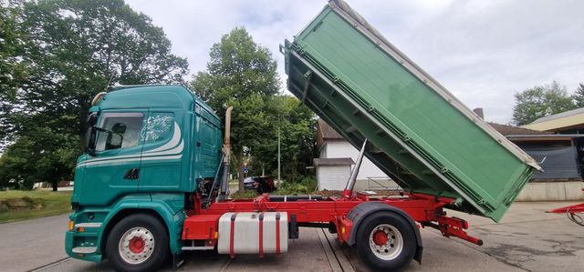 Scania R 520 V8 4x2 3-Seiten Kipper Intarder E6