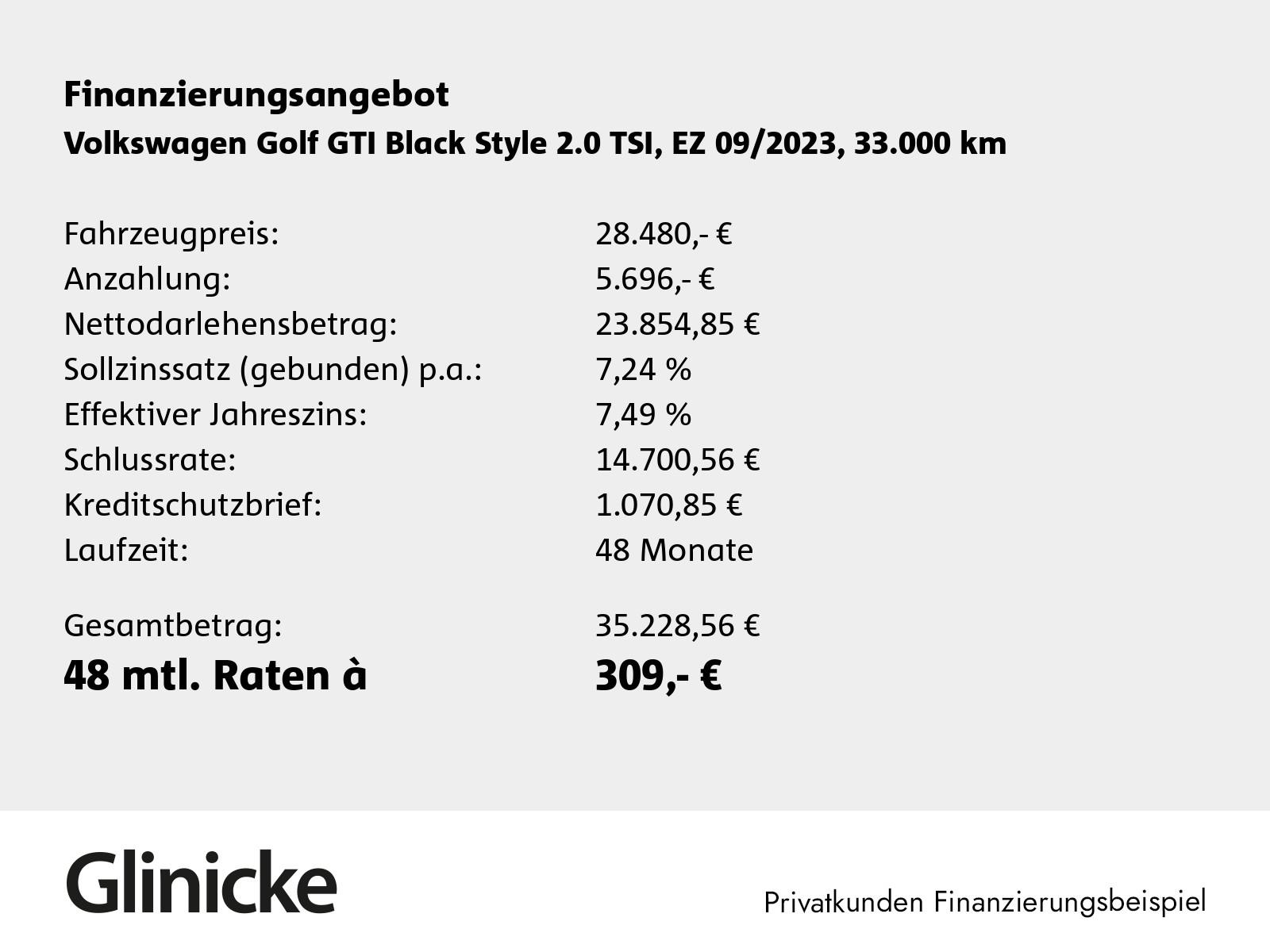 Volkswagen Golf VIII GTI 2.0 TSI DSG Navi RüKa Black Style