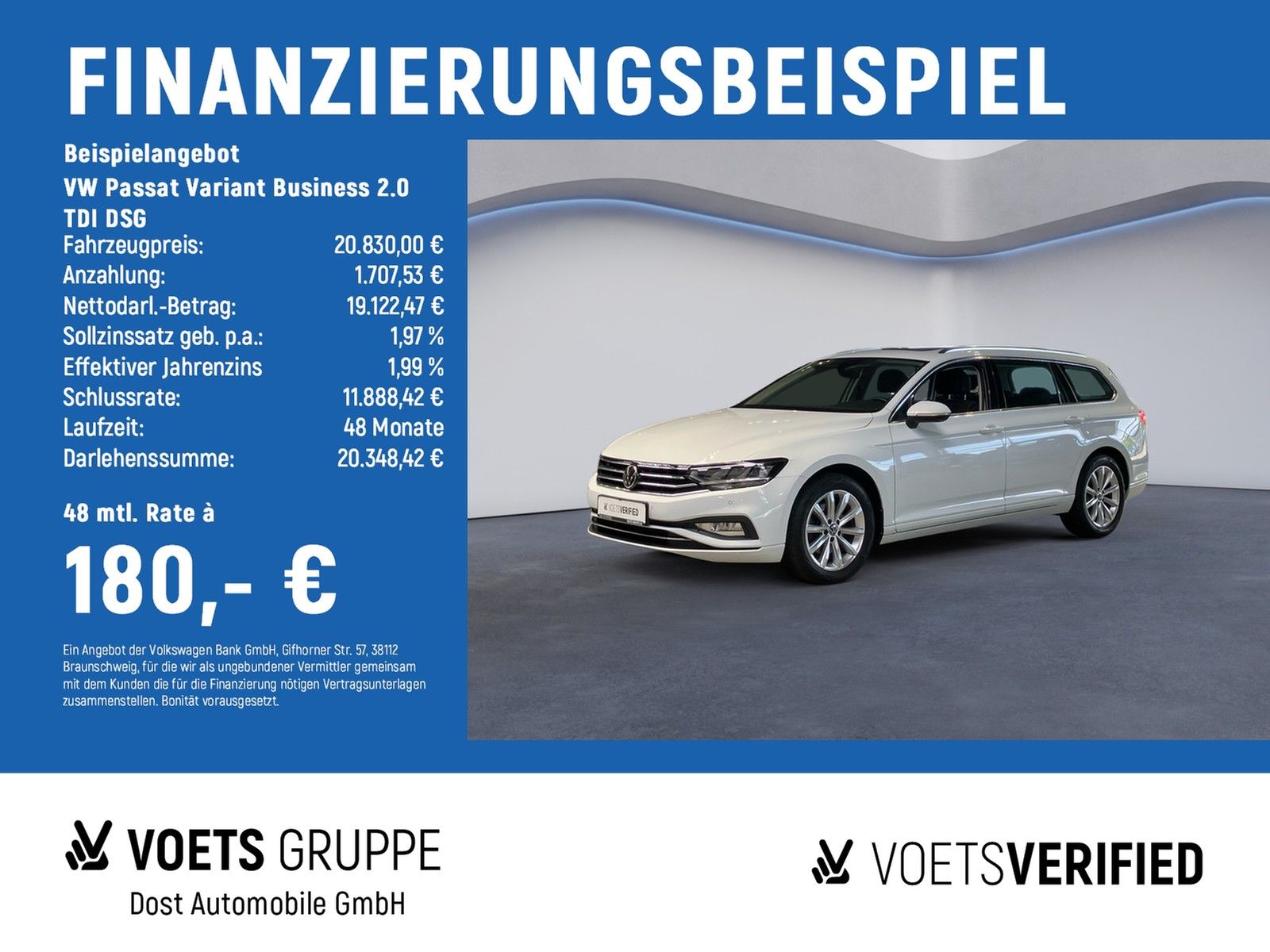 Volkswagen Passat Variant Business 2.0 TDI DSG AHK+RearView
