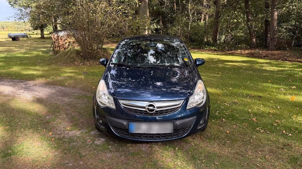 Opel Corsa 2013 — rear view