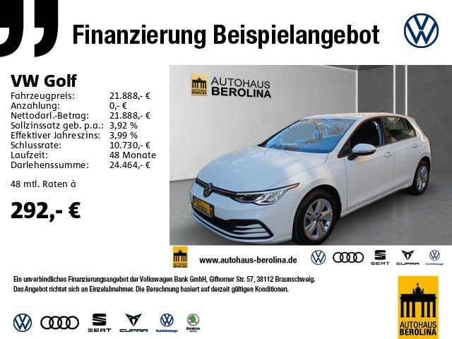 VW Golf VIII 1.0 eTSI Life DSG *NAV*ACC*PDC*SHZ*