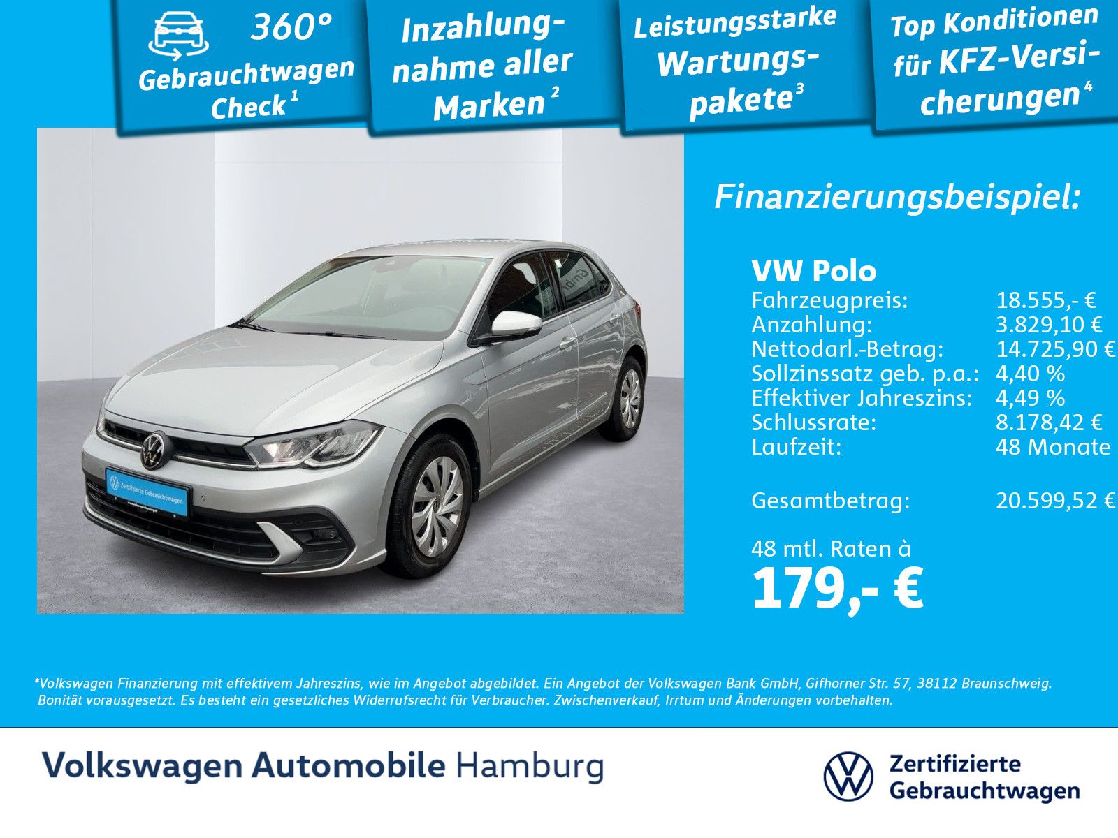 Volkswagen Polo 1.0 TSI DSG Life Navi Sitzhzg LED PDC