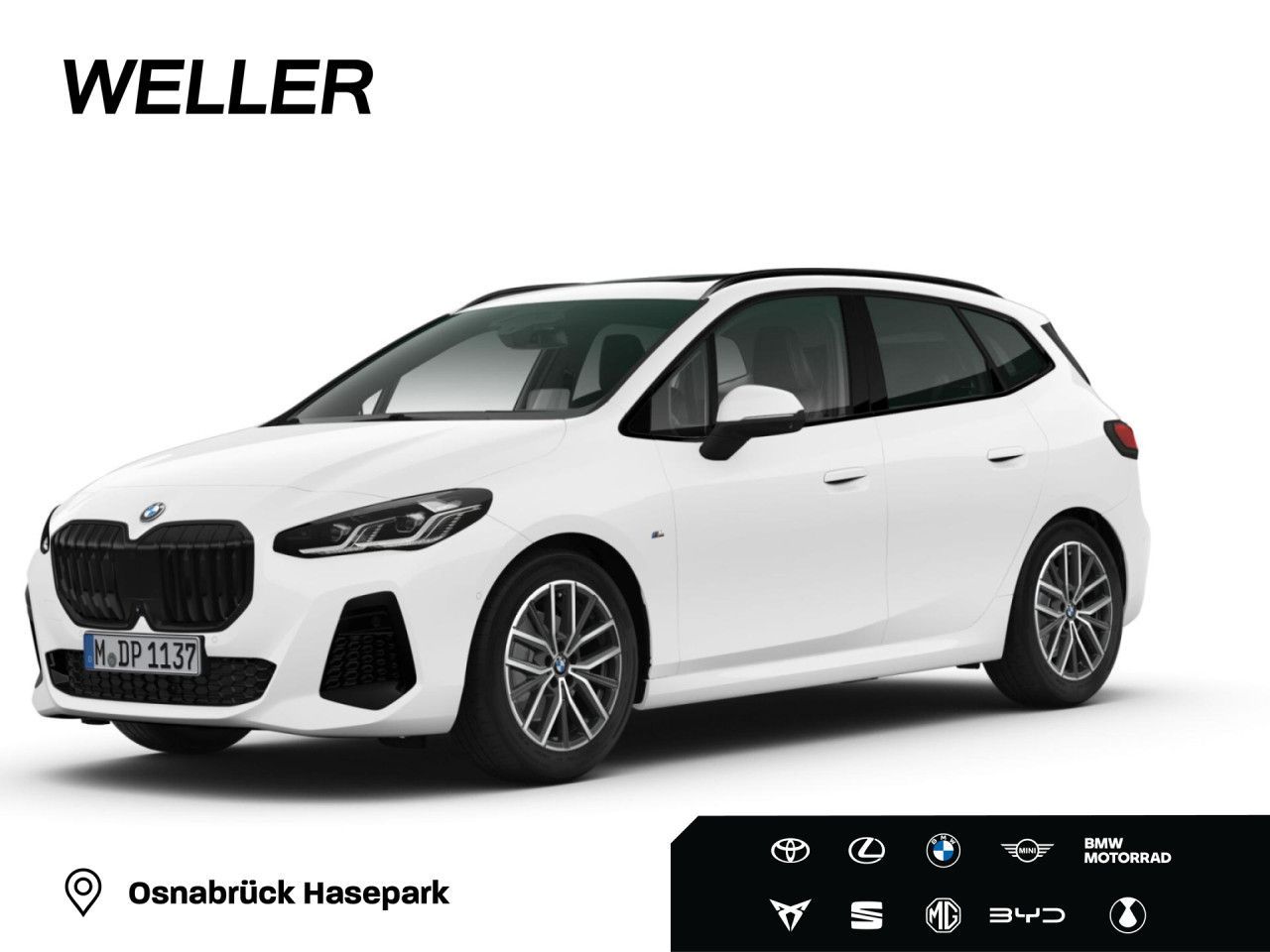 BMW 218d Active Tourer M Sport Pano AHK HUD St&Go