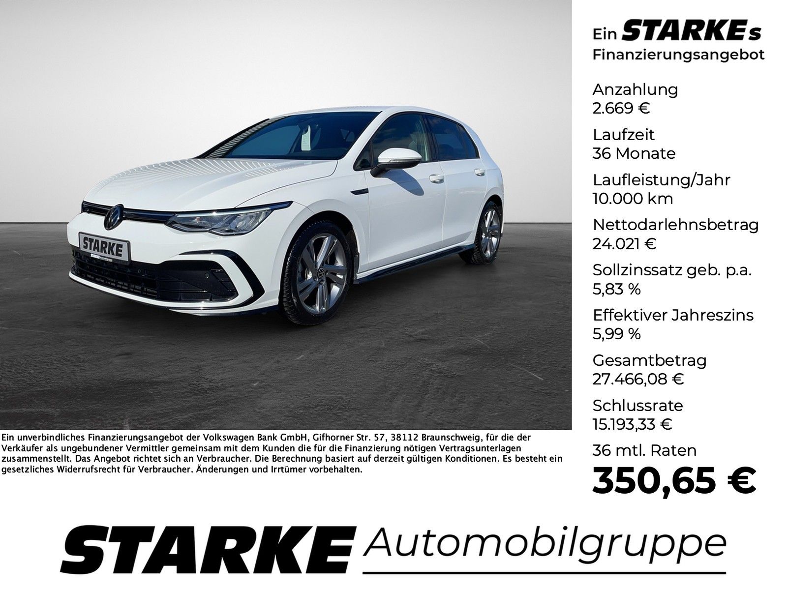 Volkswagen Golf 2.0 TDI DSG R-Line  Navi LED Kamera PDC LM 