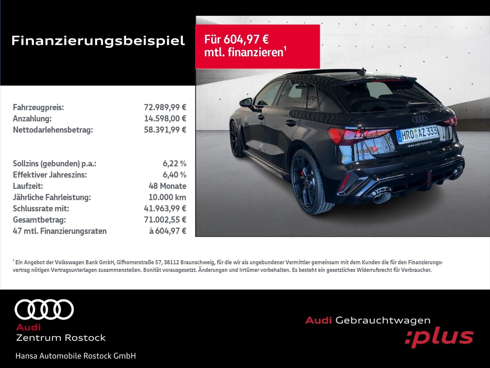 Audi RS 3 Sportback 294 kW S tronic 280kmh+RS Abgas+M foto 3