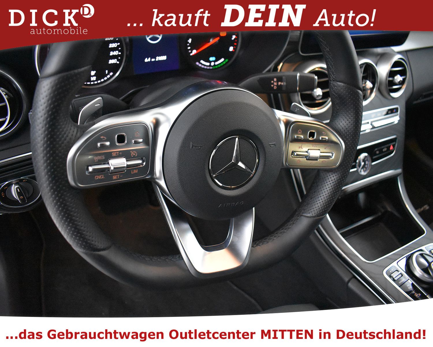 MERCEDES-BENZ C300 Cabrio 2X AMG LIne BURMES+LED+KAMER+AHK+19" - Image 12