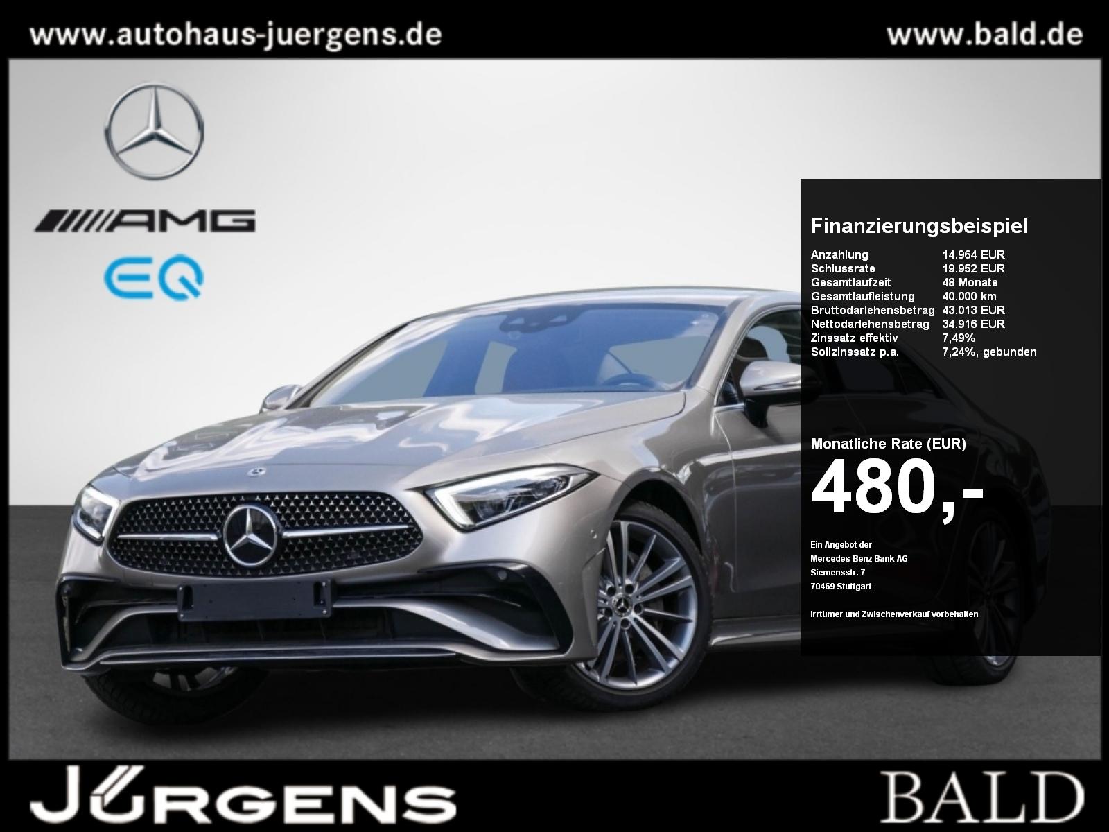 Mercedes-Benz CLS 220 d AMG-Sport/Leder/Stdhz/MBeam/Totw/Wide