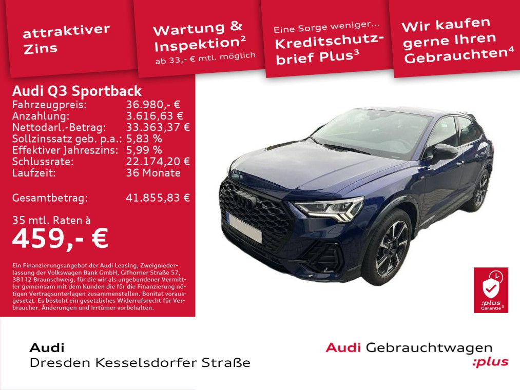 Audi Q3 Sportback 40 TFSI Q. S-Line Kamera LED Sitzhz foto 2