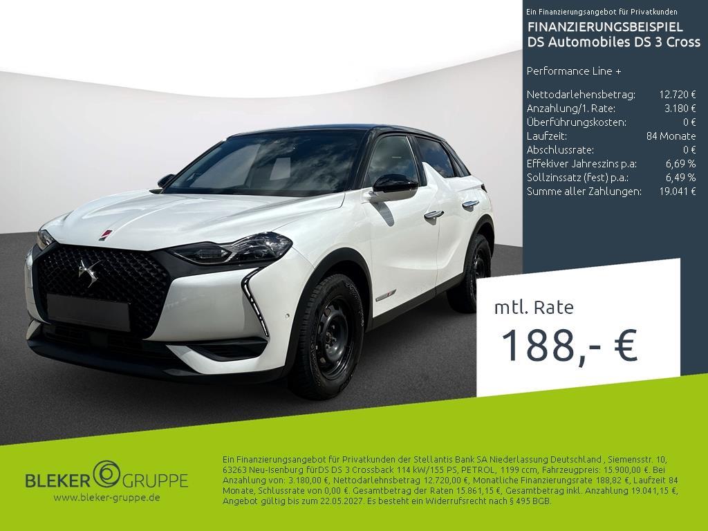 DS Automobiles DS3 Crossback Performance Line +