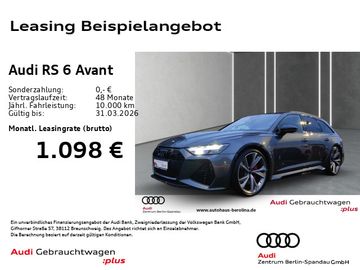 Audi Leasingangebot: Audi RS6 Avant *HD-MATRIX*StdHz*B&O*AHK*RS-AGA*