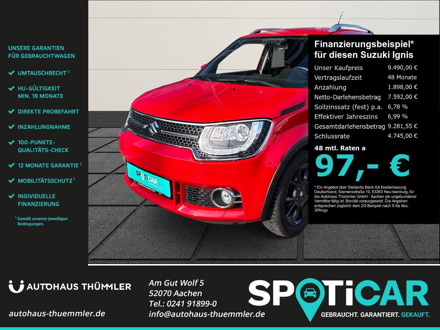 Suzuki Ignis Comfort+ Navi LED Klimaautom DAB SHZ Keyle