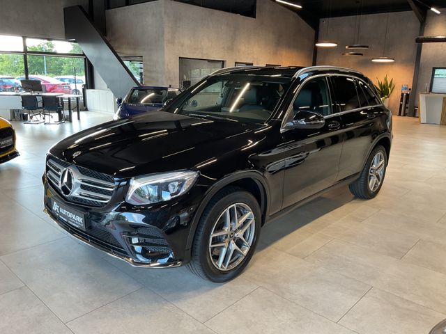 MERCEDES-BENZ GLC 350e 4M AMG-Line AHK GRA LED Leder Navi