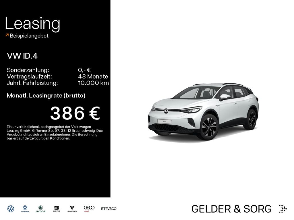 Volkswagen ID.4 Pro 502Km/WLTP*4M*RFK*LED*ACC*AHK*Navi*DAB+