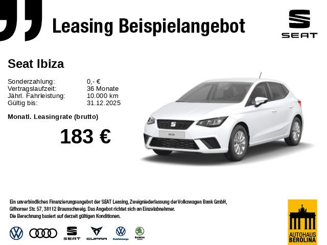 Ibiza 1.0 TSI Road Edition DSG *NAV*Vision+*SHZ*
