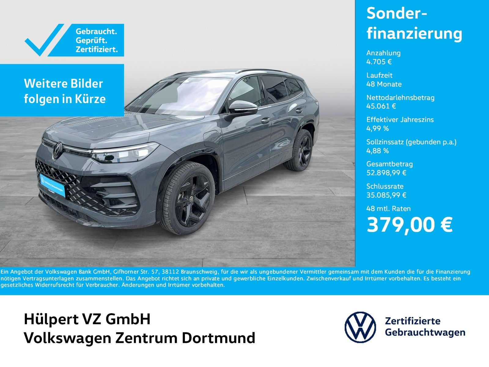 Volkswagen Tayron 1.5 HYBRID R-LINE BLACKSTYLE 360°CAM LM19 foto 1