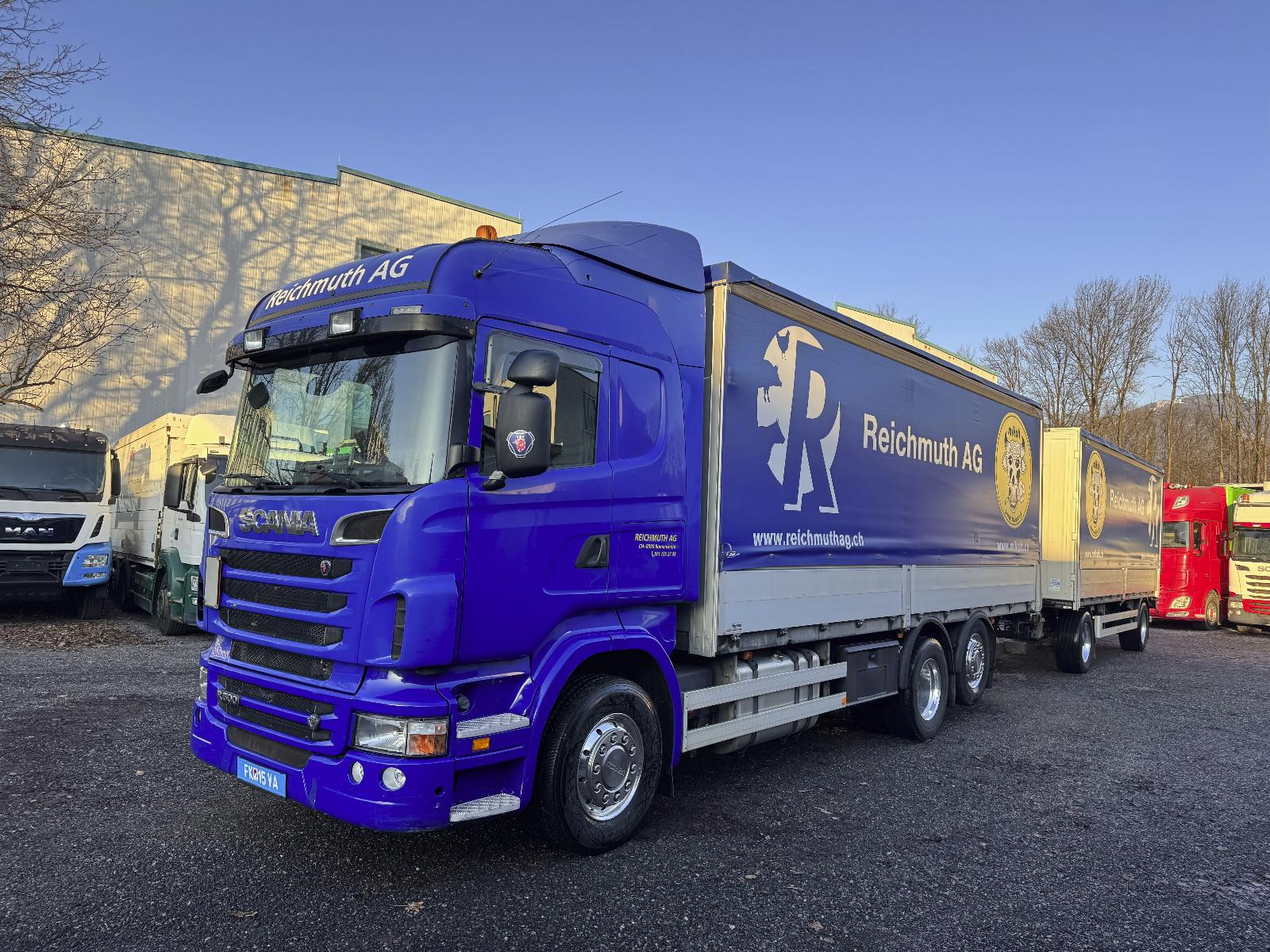 Scania R 500 Pritsche Plane LBW Lift Lenk Achse Retarde