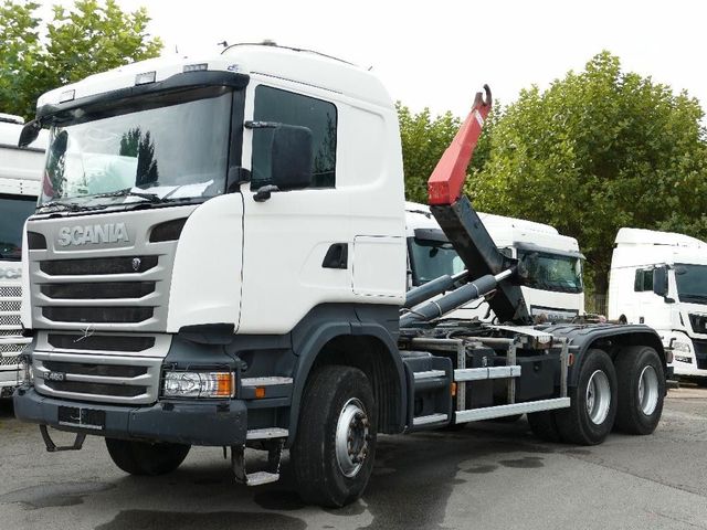 Scania R 450 Abrollkipper*6x4*Blattfederung*