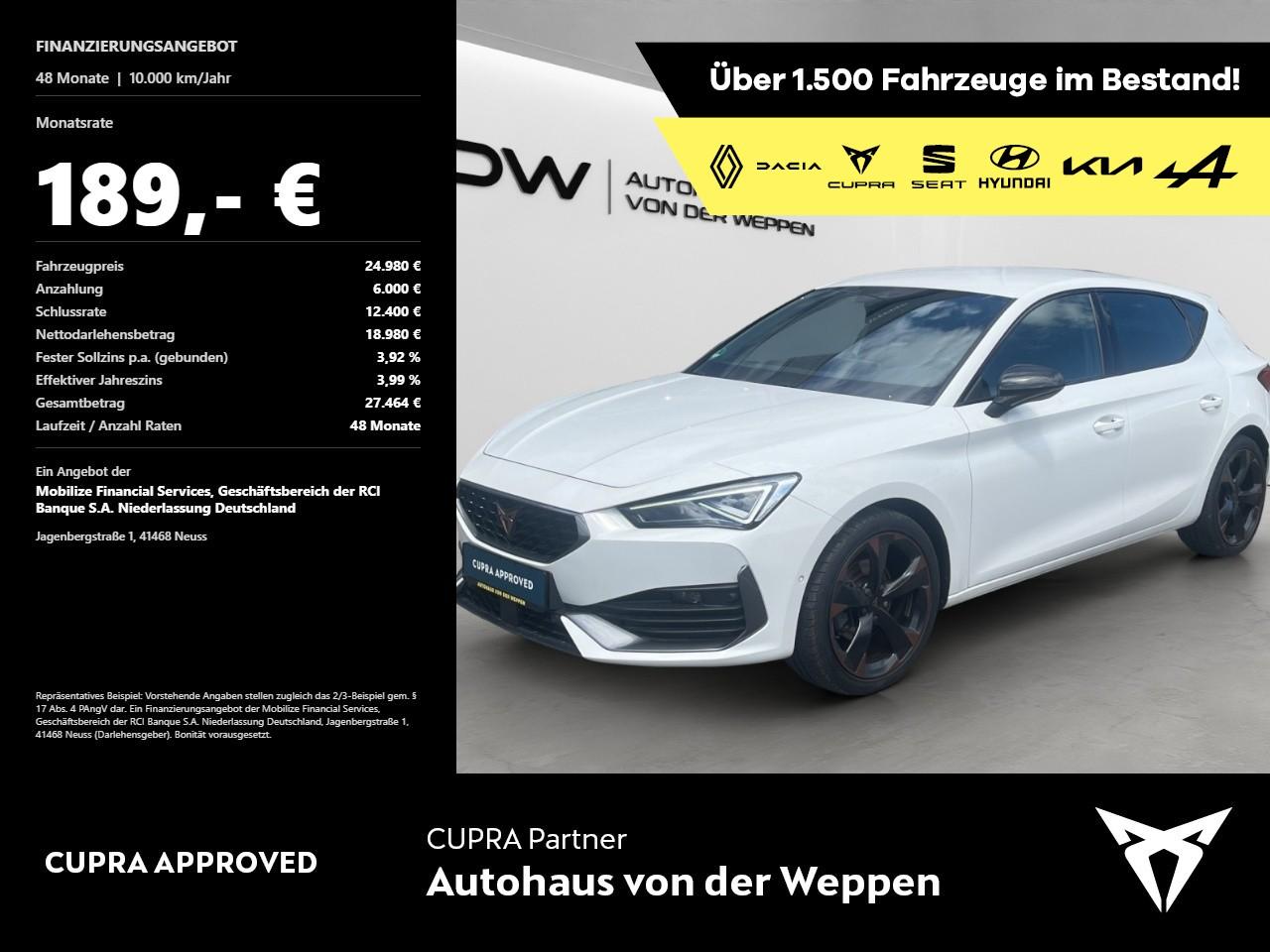 Cupra Leon 1.5e TSI beats,SHZ,ACC Klima Navi