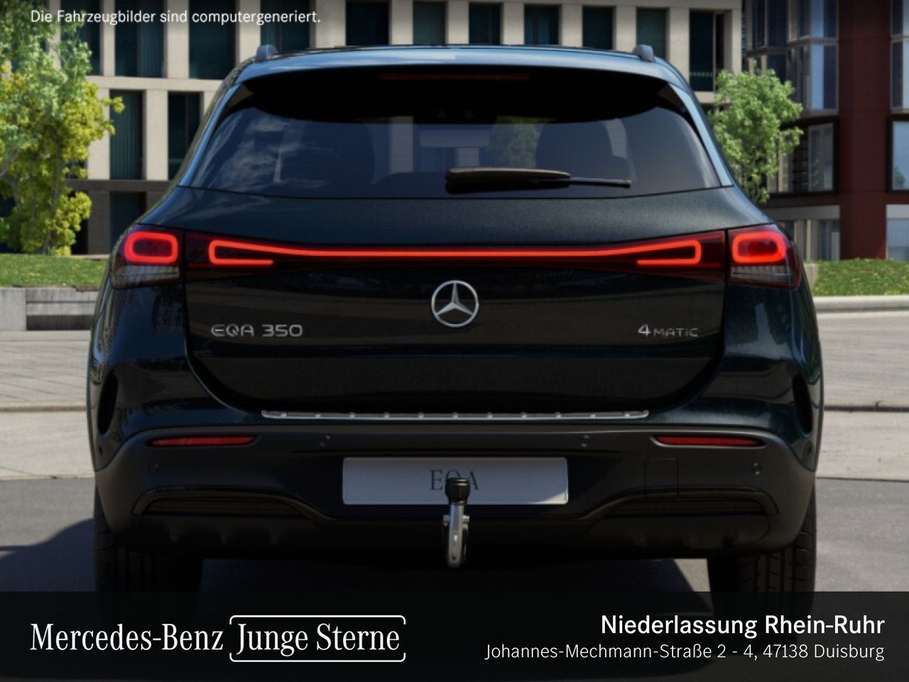 Mercedes-Benz EQA 350 4M AMG/Night/Fahrass/Pano/Volldig/AHK foto 10