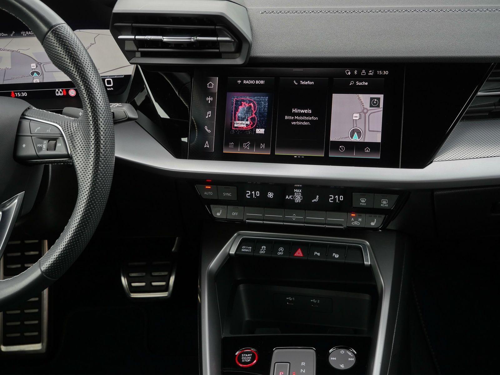 Audi S3 Sportback TFSI quattro Matrix*Schwarz*RFK*ACC, миниатюра 6