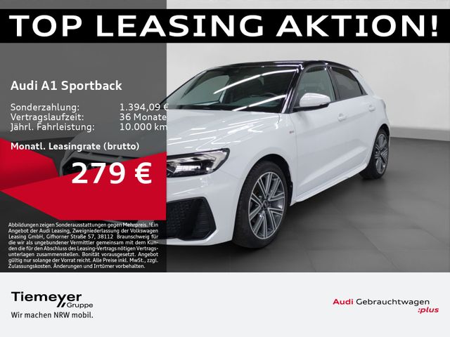 AUDI A1 Sportback 30 TFSI 2x S LINE NAVI KEYLESS LED 
