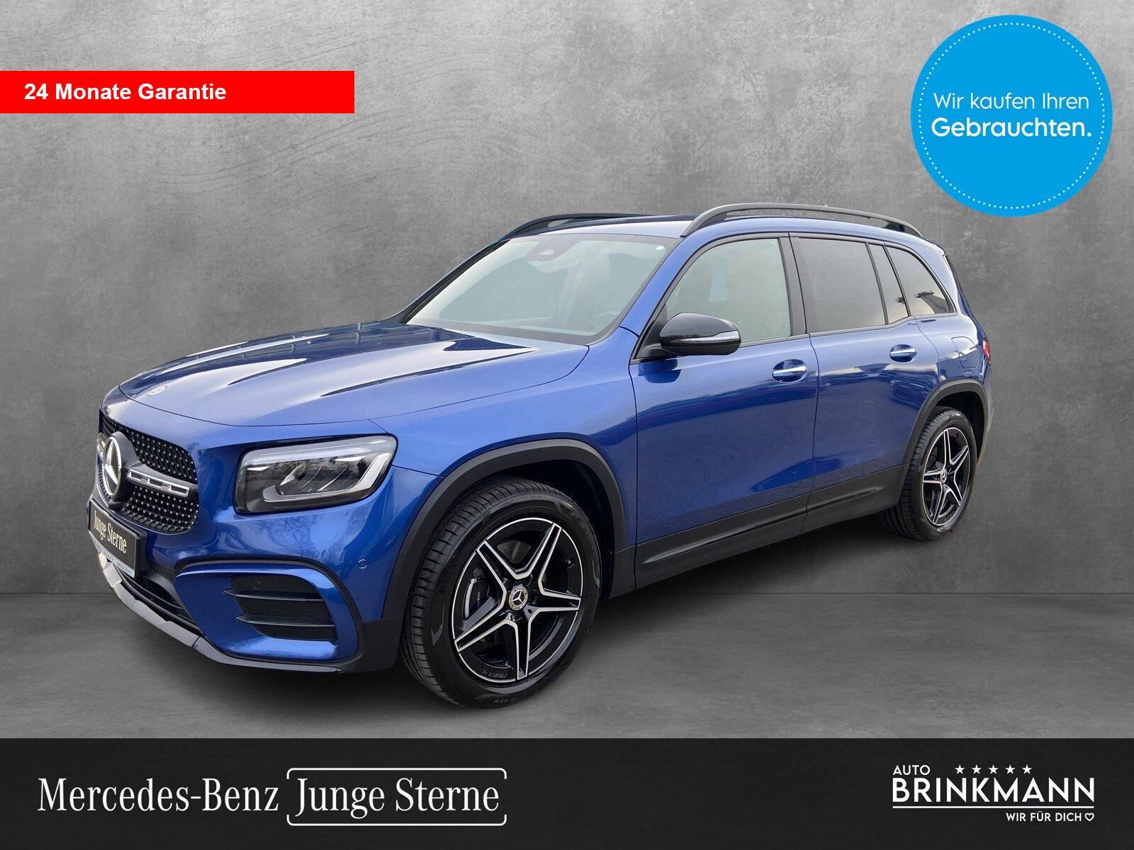 Mercedes GLB 200 2024, 2.0D dīzelis, Automāts, SUV/Apvidus, Zils — Latvijā