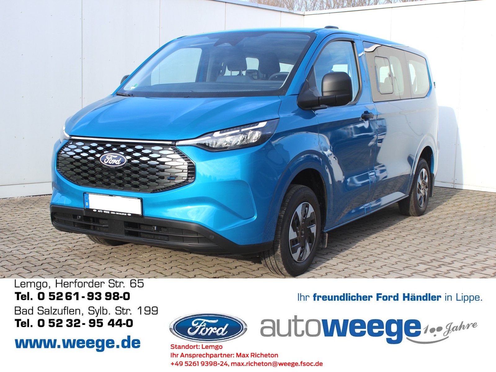 Fahrzeugabbildung Ford Transit Custom E 340 L1 RWD Trend