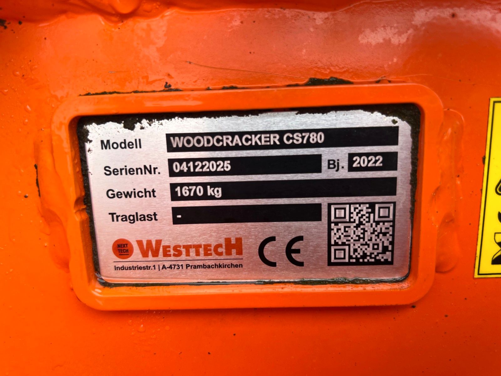 Fahrzeugabbildung Andere Westtech CS780 / Greifersäge / OQ 70/55 / 2022