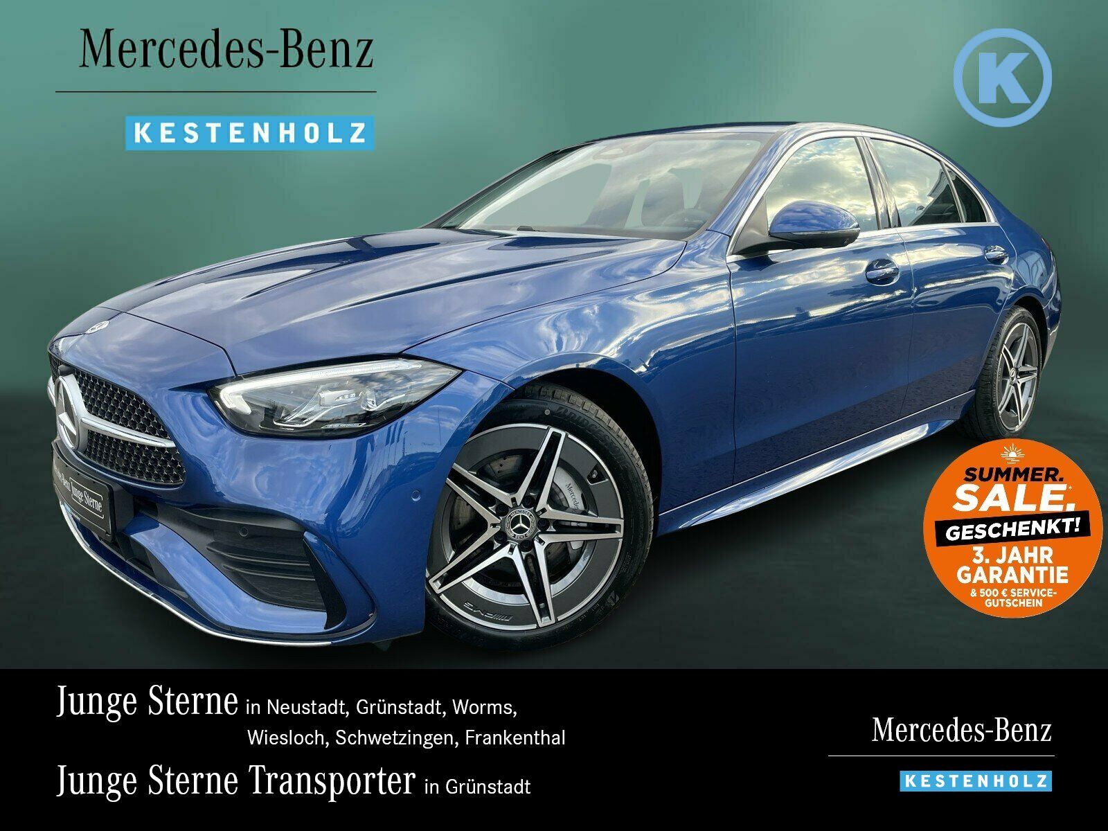 Mercedes-Benz C 200 AMG+DISTRO+360°+LENKHZ+AMBI+MEMORY+TWA+DWA