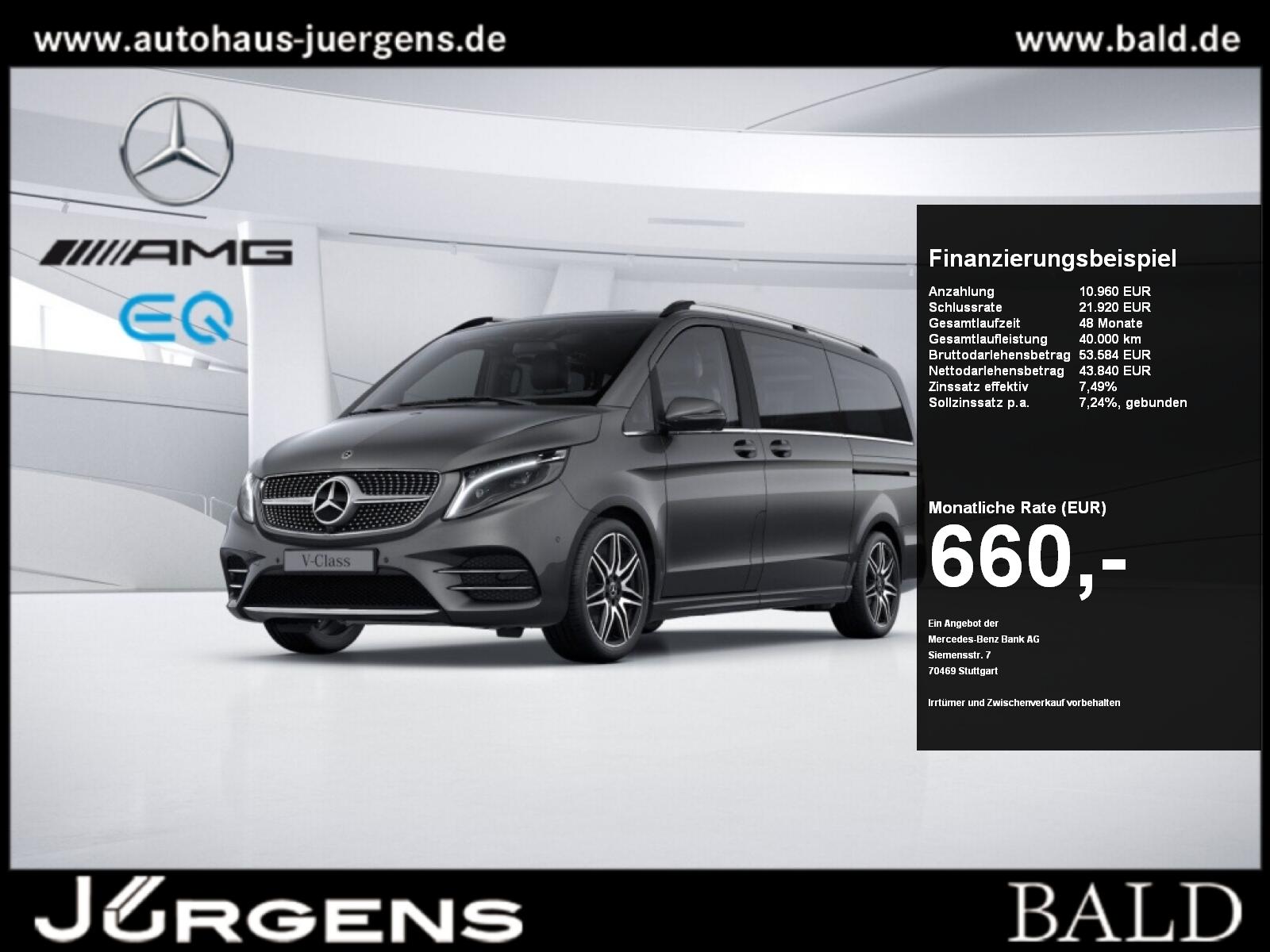 Mercedes-Benz V 250 Avantgarde/lang/AMG/LED/AHK/360°/Distr
