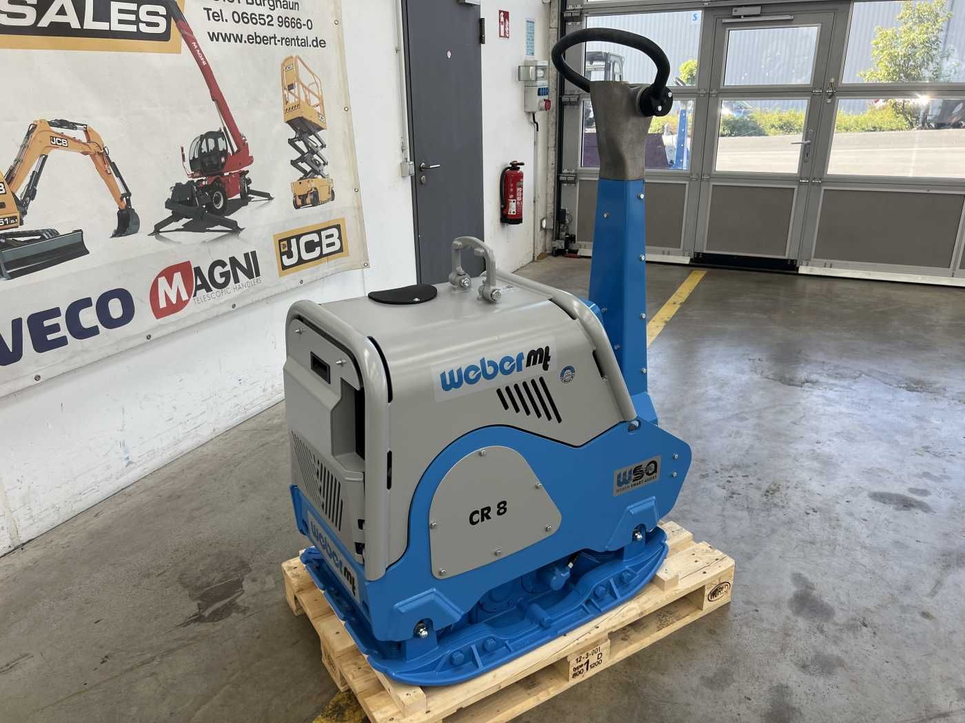 Fahrzeugabbildung Weber Weber CR 8 WSA Hatz-Diesel / 608 kg Rüttelplatte