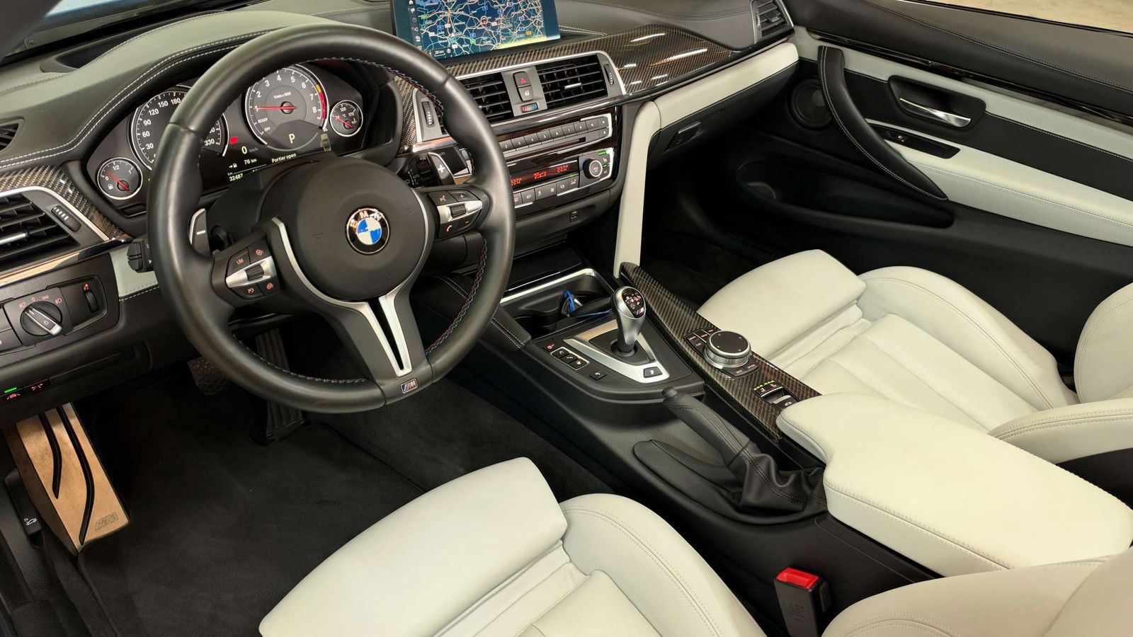 BMW M4 |32.000km|2019|Cabrio|Competition|DKG|Garanti imagem 3
