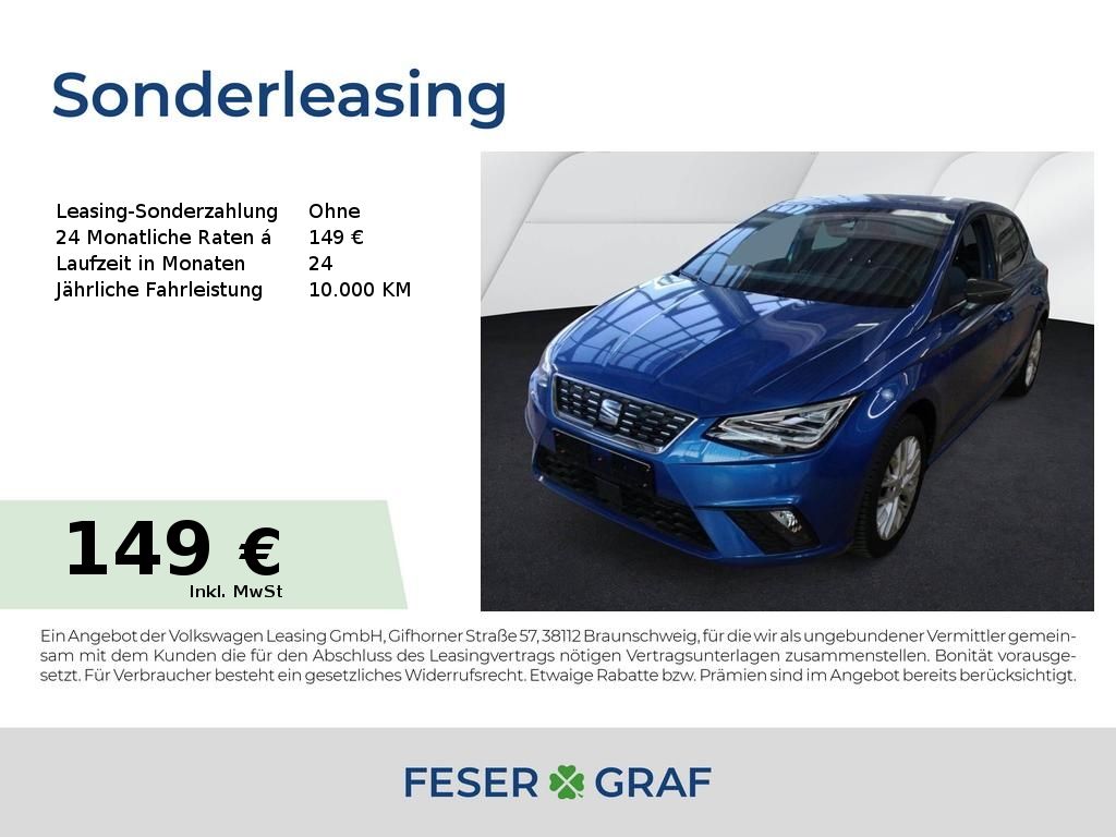 Seat Ibiza 1.0 TSI Xcellence ACC Navi RüKa Sitzh. 16"