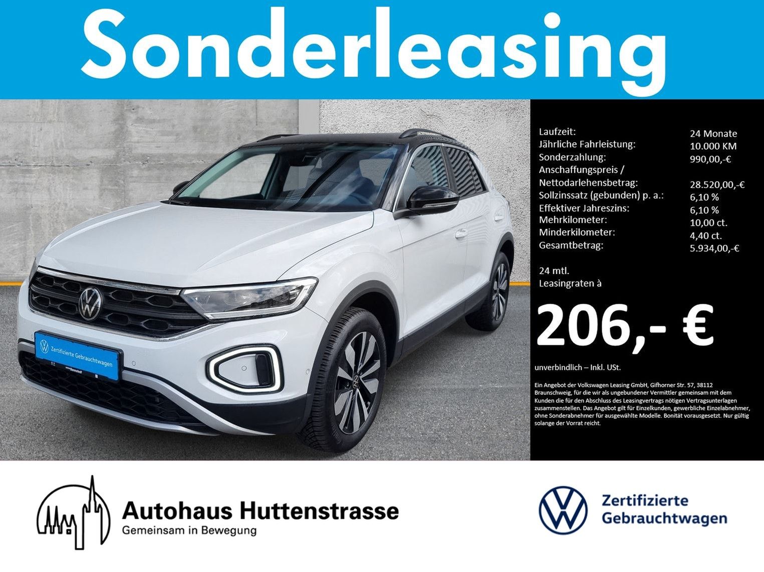 Volkswagen T-Roc 2.0 TDI DSG Goal AHK LED+ NAVI KAMERA