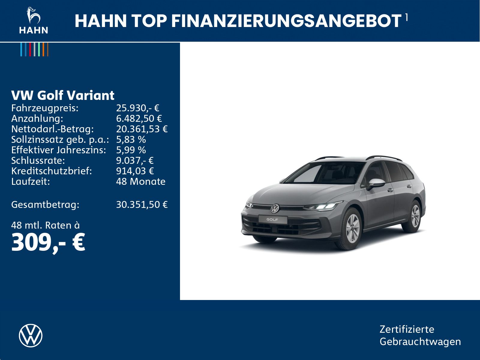 Volkswagen Golf Variant 1.5TSI Life LED AHK Standh Navi HUD foto 2