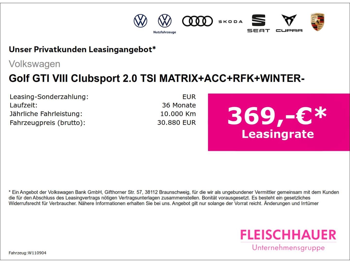Volkswagen Golf GTI VIII Clubsport 2.0 TSI MATRIX ACC RFK W foto 3