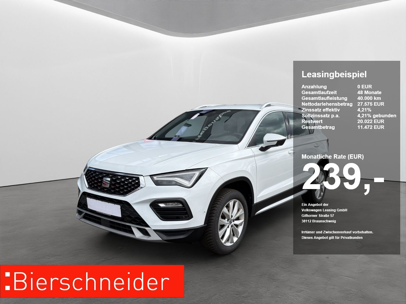 Seat Ateca 1.5 TSI DSG Xperience LED NAVI ACC SIDEASS