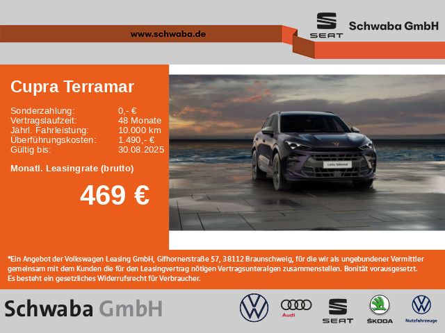 Cupra Terramar 2.0 TSI DSG 4Drive*ACC*AHK*MATRIX*19"*